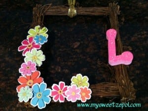 Spring Door Decor in progress II