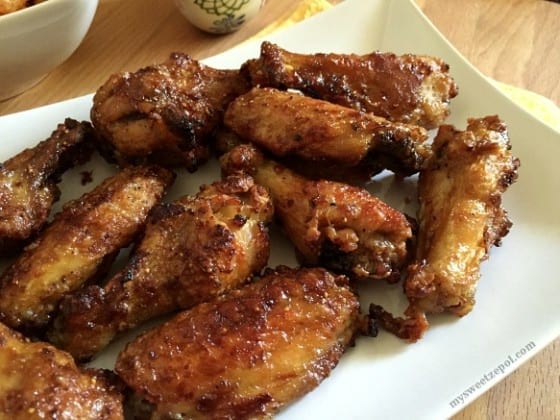 Balsamic Pepper Fig Chicken Wings / by My Sweet Zepol #MSZrecipes