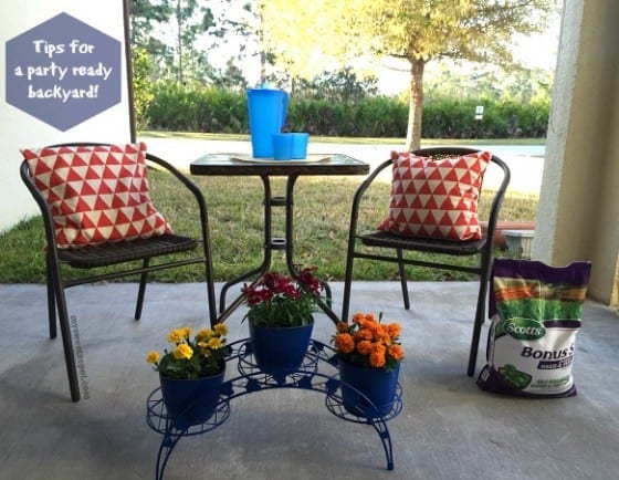Tips for a Party Ready Backyard with Scotts® Bonus® S #LoveYourLawn #CollectiveBias ad / by My Sweet Zepol