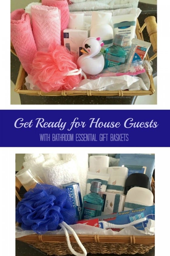 Get ready for house guests with customized bathroom essential gift baskets / #Scott100More #CollectiveBias #ad / by My Sweet Zepol - food and lifestyle blog #diy