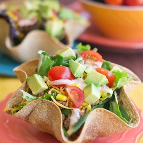 Tex-Mex Taco Salad Bowls