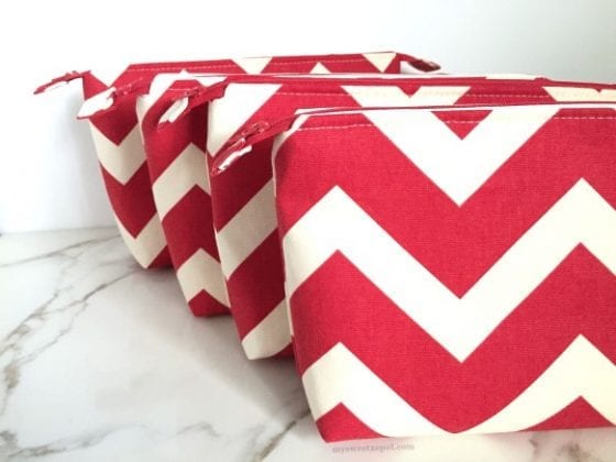 New School Friends Party and a DIY Chevron Pouch that doubles as a party favor / learn how to make and host a party for all your news friends / #Healthy4School #CollectiveBias by My Sweet Zepol ad