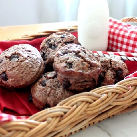 Double Chocolate Buttermilk Biscuits