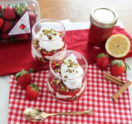 Strawberry Compote Pavlova Parfaits, plus steps and tips on how to successfully preserve those strawberries you love so much / @flastrawberries #SundaySupper #FLStrawberry / by My Sweet Zepol food-blog