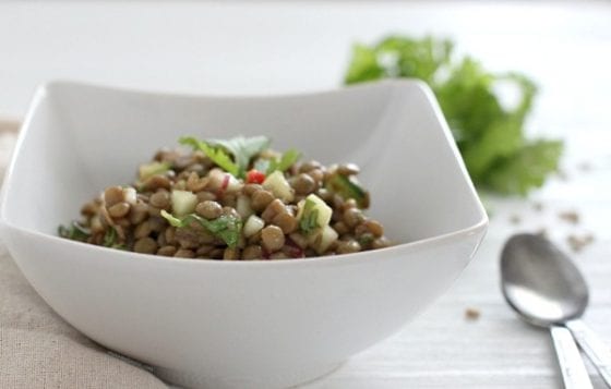 Easy and Refreshing Healthy Lentil Salad