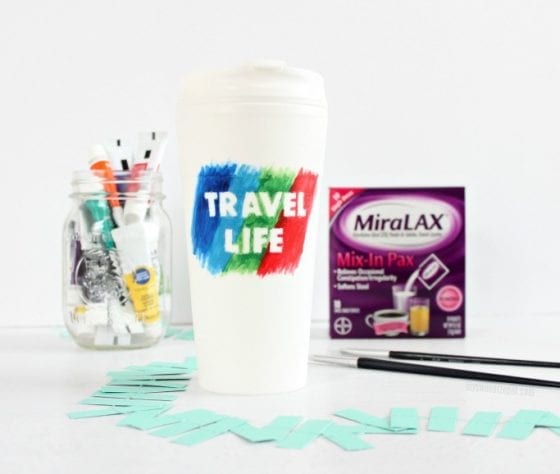DIY tumber with MiraLax, the best to keep you going during all your summer advetures and trips (The Best 5 tips for an enjoyable summer and a Tumber DIY) / #ReLAXOnTheGo #CollectiveBias #ad