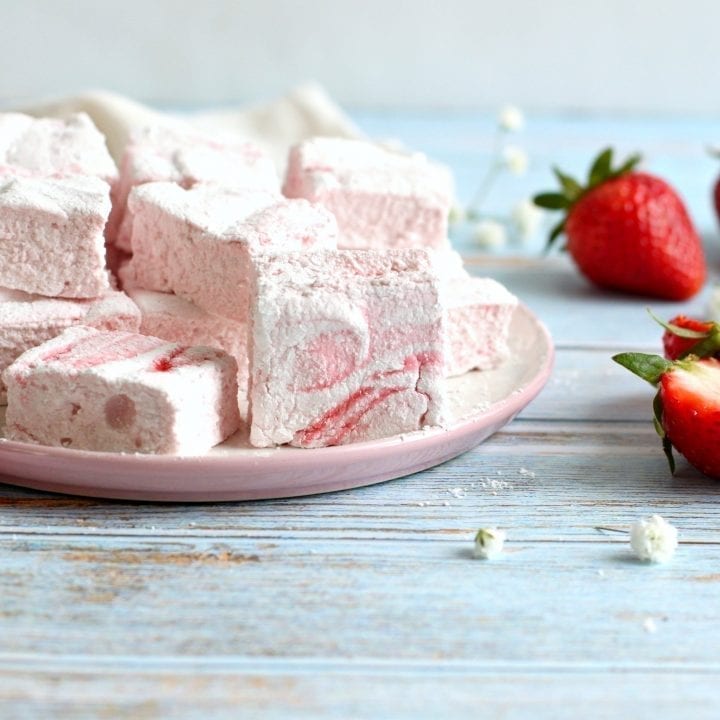 Homemade Strawberry Swirl Marshmallow made by My Sweet Zepol