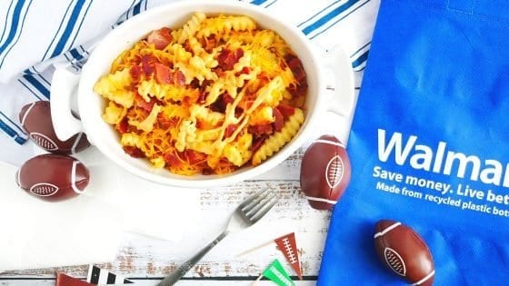 cheesy bacon loade fries easy game day recipe 