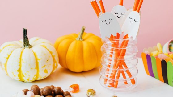 pumpkins-ghost-paper-straws-Party-ideas-for-halloween-for-Kids-My-Sweet-Zepol